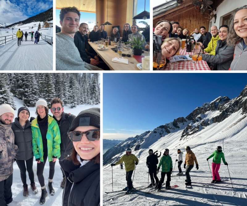 Team-Wochenende am Arlberg