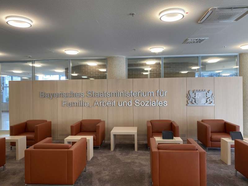 Umbau Besprechungsräume Bayerisches Staatsministerium für Arbeit und Soziales, Familie und Integration (StMAS)