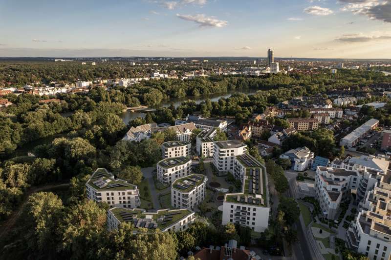 Baubeginn im Thumenberger Weg in Nürnberg 