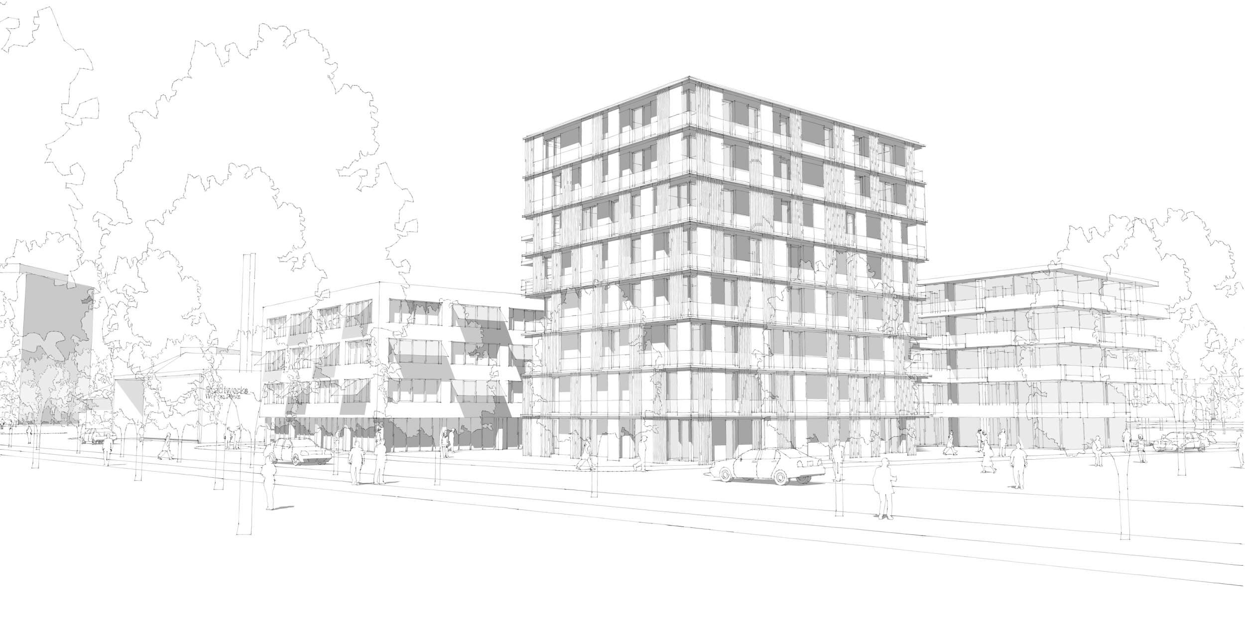 Wohnanlage und Ärztezentrum, Weil am Rhein 2