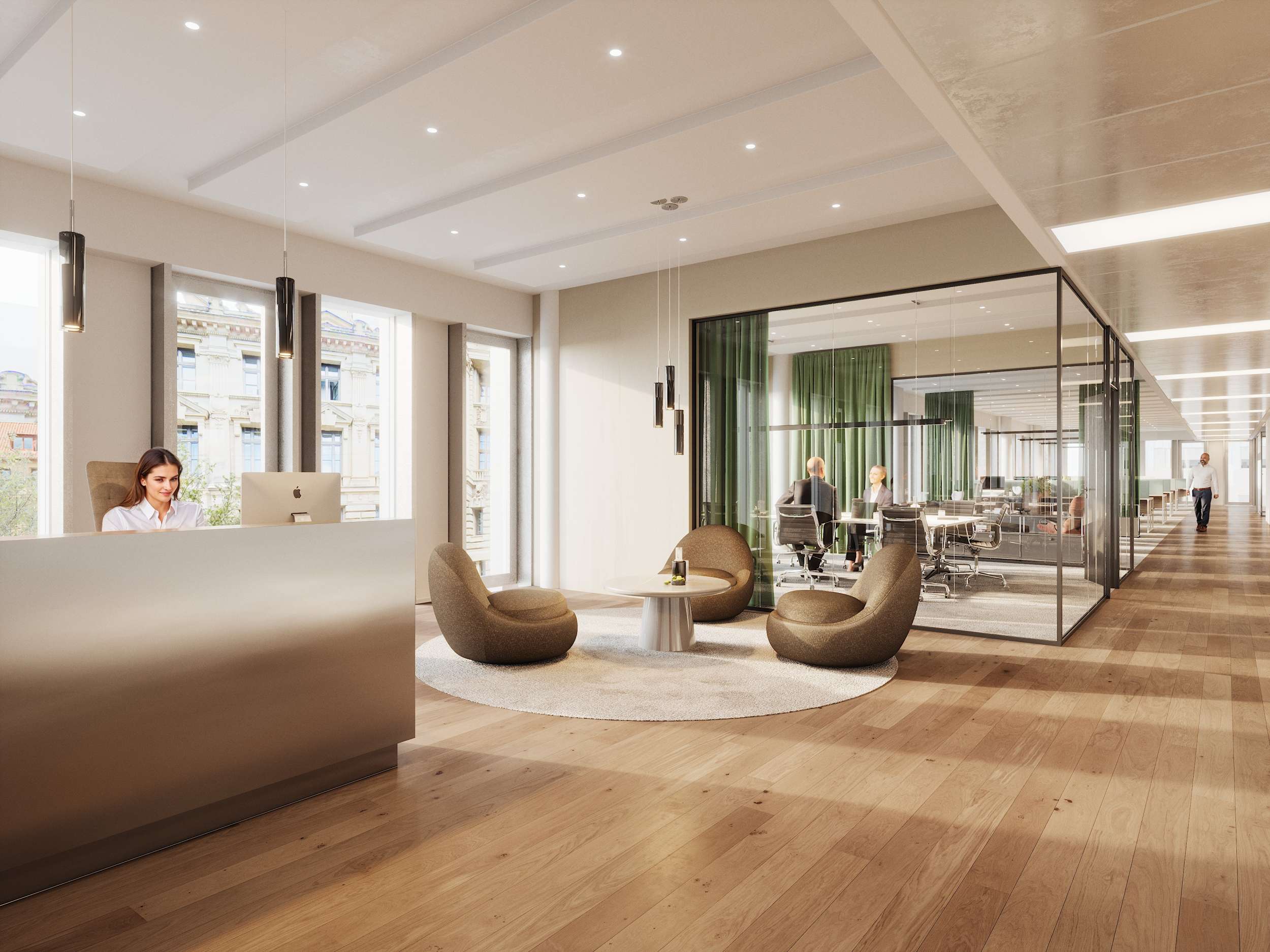 Bürogebäude mit Gastroeinheit im Silberburgquartier 4